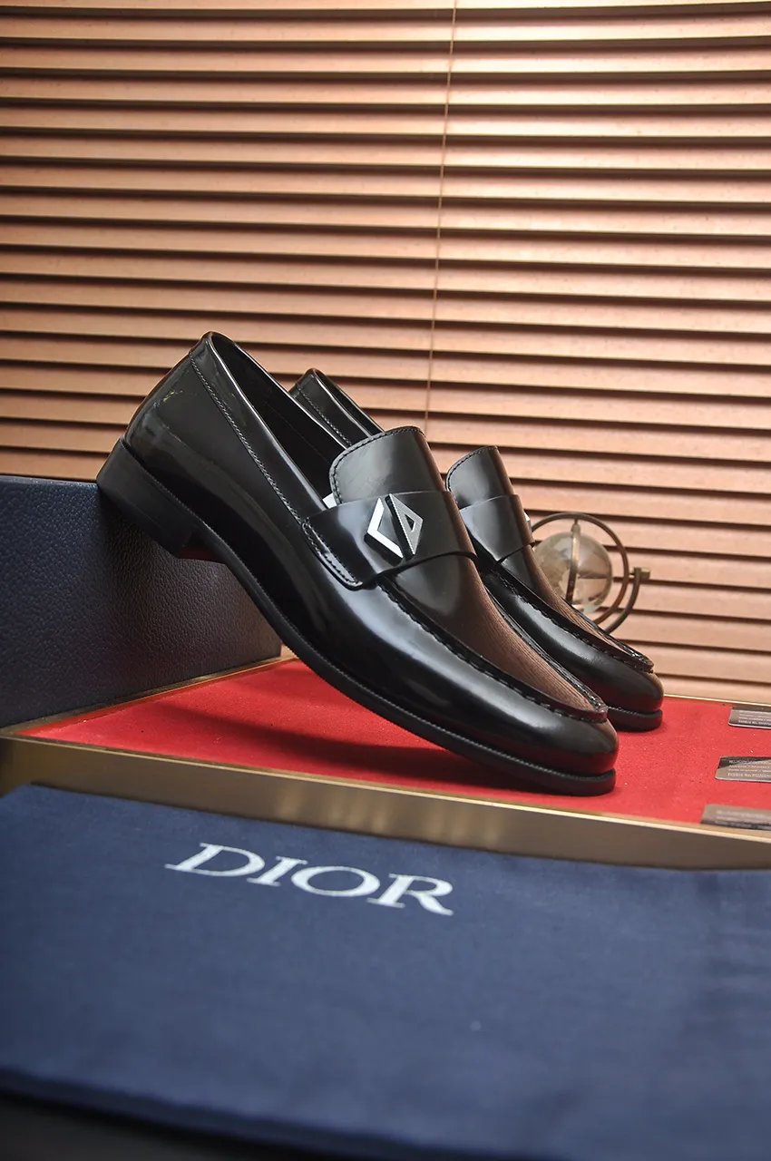 Men's shoes 💰580💶[Dior] (water-dyed cowhide lining) Dior original 1:1 high-quality factory, imported original materials, imported raw cowhide, water-dyed cowhide lining, original TPU outsole, code number: 39-44 (45 customized)